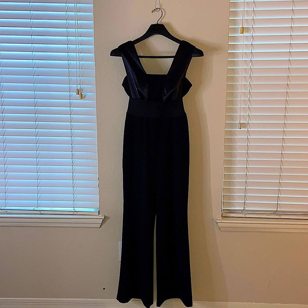 Satin classy bell bottom jumper